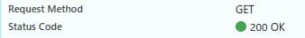 GETリクエストのステータスコード