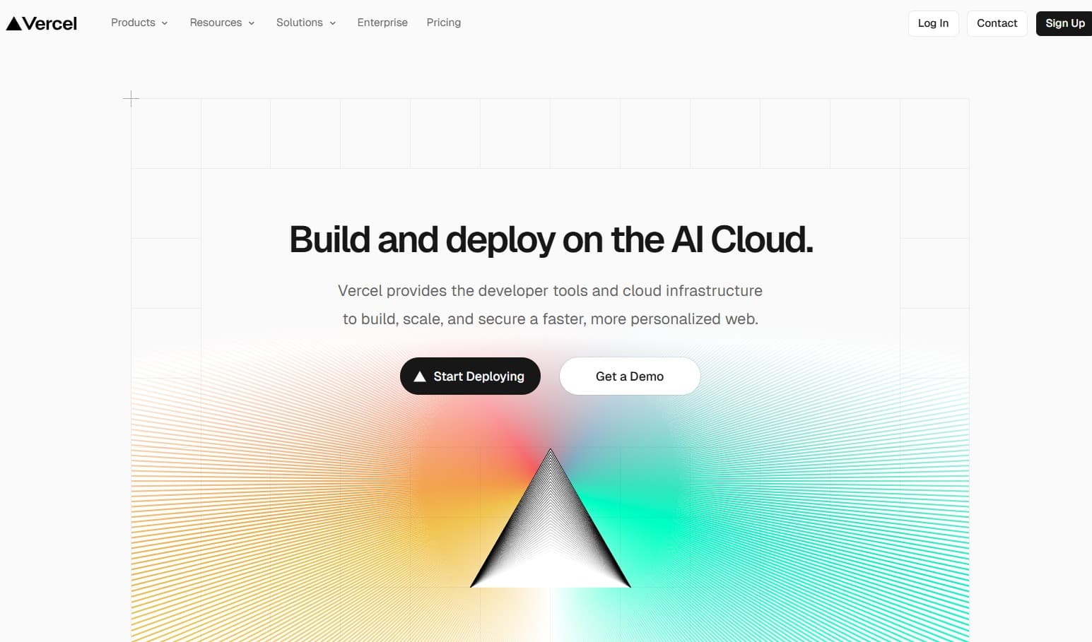Vercelホームページ